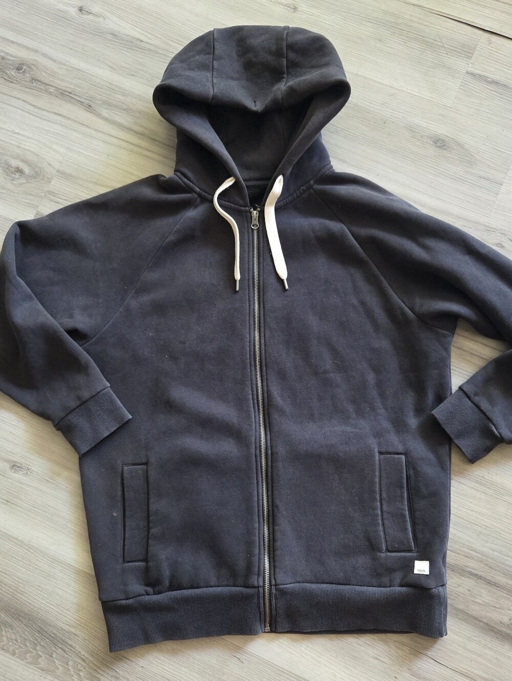 Vuori Womens Restore Oversized Full Zip Hoodie Sweatshirt Black VW251 Size Small